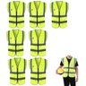 Colete Refletivo Sinalizador EPI Segurança Fluorescente Proteçao Fiscalizaçao Obra Transito LEVA PRA - 1