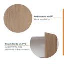 Ver imagem 5 de Cozinha Planejada 8 Peças sem Tampo Ipanema CabeCasa MadeiraOriginals Marrom/Acácia/Branco