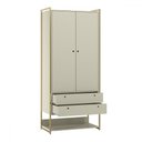 Ver imagem 5 de Closet Industrial Modulo 2 Portas 2 Gavetas Off White - Olivar Móveis