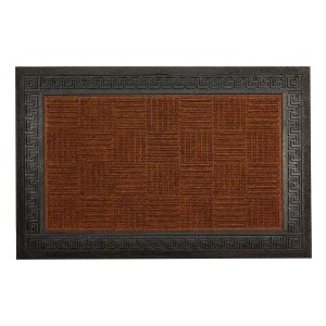 Capacho de Borracha Felix 24 Preto-marrom 0,40x0,60m