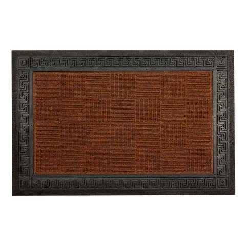 Capacho de Borracha Felix 24 Preto-marrom 0,40x0,60m