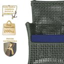 Ver imagem 3 de 1 Sofá Área Externa Igapó Alumínio Fendi Corda Náutica E10 Verde