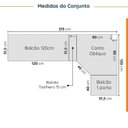 Ver imagem 3 de Cozinha Modulada 8 Peças sem Tampo Ipanema CabeCasa MadeiraOriginals Verde/Acácia/Folha