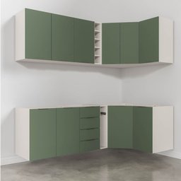 Cozinha Modulada 8 Peças sem Tampo Ipanema CabeCasa MadeiraOriginals - 9