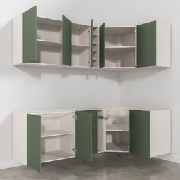 Cozinha Modulada 8 Peças sem Tampo Ipanema CabeCasa MadeiraOriginals - 10