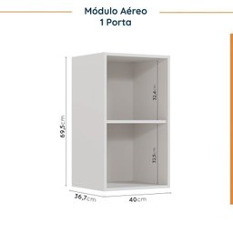 Cozinha Modulada 8 Peças sem Tampo Ipanema CabeCasa MadeiraOriginals - 15