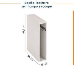 Cozinha Modulada 8 Peças sem Tampo Ipanema CabeCasa MadeiraOriginals - 18