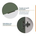 Ver imagem 7 de Cozinha Modulada 8 Peças sem Tampo Ipanema CabeCasa MadeiraOriginals Verde/Folha