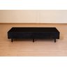 Cama Box Solteirão Serenelife - Suede Preto - 4