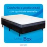 Cama Box Solteirão Serenelife - Suede Preto - 5