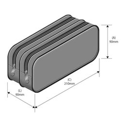 Kit Mochila Escolar Infantil Jolie Morena 24 e Estojo Duplo Académie Rosa - Abcd - 4