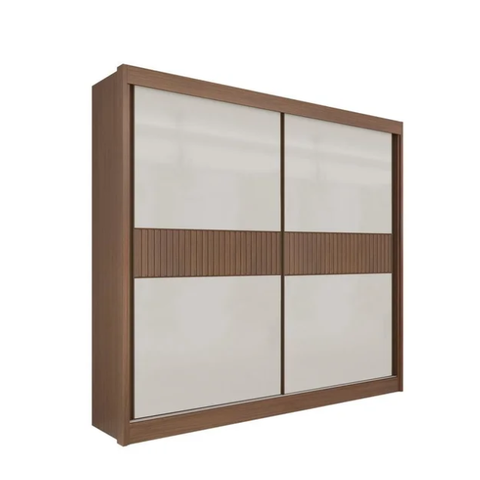 Guarda Roupa Cancun 2 Portas 100%MDF Ripado - Ddoro Móveis