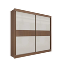 Ver imagem 1 de Guarda Roupa Cancun 2 Portas 100%MDF Ripado - Ddoro Móveis
