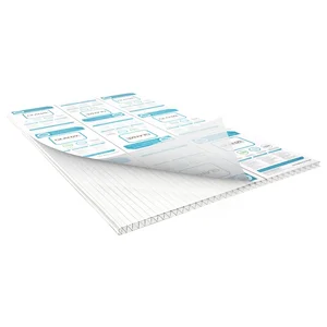 CHAPA DE POLICARBONATO ALVEOLAR BRANCO 1,05X2,00X4MM