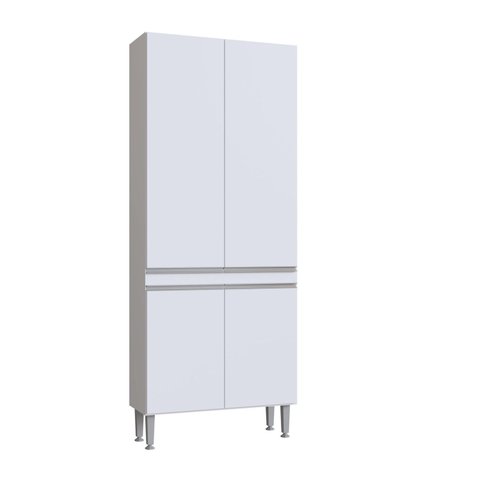 Paneleiro Duplo 4 Portas Athena Branco