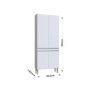 Ver imagem 4 de Paneleiro Duplo 4 Portas Athena Branco