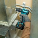 Ver imagem 2 de Parafusadeira Furadeira Impacto 10mm com Iluminação Rotação Reversível Torque 35n.m Hp332dz