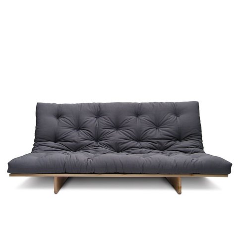 Sofá-cama Futon Slim L 03 Lugares Cor Cinza FUTON BRASIL