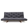 Sofá-cama Futon Slim L 03 Lugares Cor Cinza FUTON BRASIL - 1