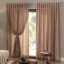 Ver imagem 7 de Cortina Sala Renda c/ Forro 3,00 Larg X 1,80 Alt Marrom