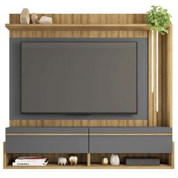 Painel para Tv até 60 Polegadas Vivenda Cinza Caemmun - 4