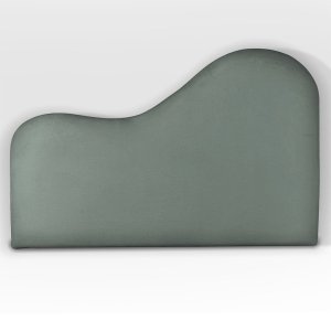 Cabeceira Orgânica 160cm Casal Queen Painél para Cama Box Bouclé Serena