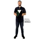 Ver imagem 2 de Quadro Decorativo Geométrico Mármore Verde, Preto e Branco em Moldura Caixa Tacolado Moldura Caixa 3
