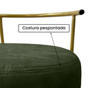 Ver imagem 6 de Kit 2 Banqueta para Penteadeira Quarto Puff Base Ferro Facto:verde