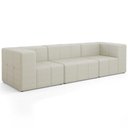 Ver imagem 1 de Sofá 3 Lugares para Sala Living Modular 264cm Lancaster F04 Linho Cru - Lyam Decor