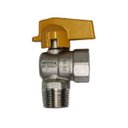 Ver imagem 1 de Válvula Esférica Gás e Hidráulica 1/2 Rosca Macho X Fêmea Angular