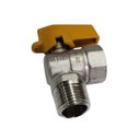 Ver imagem 3 de Válvula Esférica Gás e Hidráulica 1/2 Rosca Macho X Fêmea Angular