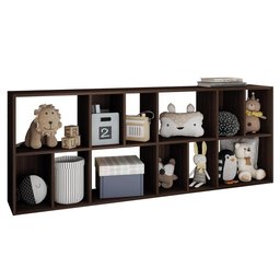 Brinquedoteca Organizadora 12 Nichos Marrom Side Caemmun - 1