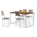 Ver imagem 1 de Conjunto de Mesa de Jantar com 4 Cadeiras Klm Store