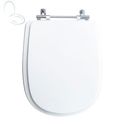 Tampa Vaso Sanitário Poliester Acrilico Paris Branco para Bacia Ideal Standard - 1
