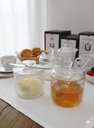Ver imagem 1 de Jogo Café da Manhã Mesa Posta Cristal Mantegueira Francesa Meleira Açucareiro