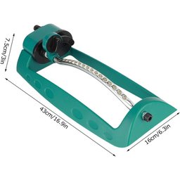Irrigador Oscilante Lorben 1-2" 15 Furos Aspersor com Bico Engate Rápido Jardim Gramado Horta - 10