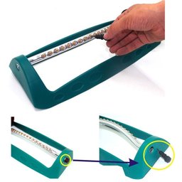 Irrigador Oscilante Lorben 1-2" 15 Furos Aspersor com Bico Engate Rápido Jardim Gramado Horta - 8