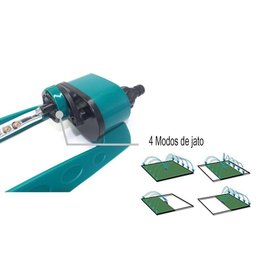 Irrigador Oscilante Lorben 1-2" 15 Furos Aspersor com Bico Engate Rápido Jardim Gramado Horta - 9