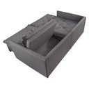 Ver imagem 6 de Sofá Retrátil Reclinável para Sala de Estar 220cm Bardot com Usb