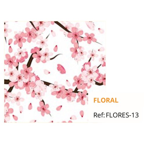 Papel de Parede Adesivo - 48 cm larg x 3 metros alt - Coleção Flores Sakura Flor de Cerejeira - - 2