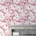 Ver imagem 5 de Papel de Parede Adesivo - 48 cm larg x 3 metros alt - Coleção Flores Sakura Flor de Cerejeira -