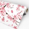 Papel de Parede Adesivo - 48 cm larg x 3 metros alt - Coleção Flores Sakura Flor de Cerejeira - - 3