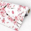 Ver imagem 3 de Papel de Parede Adesivo - 48 cm larg x 3 metros alt - Coleção Flores Sakura Flor de Cerejeira -
