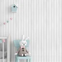 Ver imagem 2 de Papel de Parede Adesivo Madeira Branca Lavável Fosco 3m
