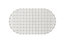 Ver imagem 1 de Tapete para Box Cristal Oval Antiderrapante - Cinza
