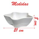 Ver imagem 2 de Jogo De Tigelas Melamina Branca Estrela 3 Peças