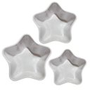 Ver imagem 1 de Jogo De Tigelas Melamina Branca Estrela 3 Peças