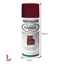 Ver imagem 2 de Tinta Spray Fabric Tecido Rosa Escuro Rust-oleum