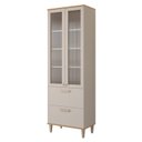 Ver imagem 1 de Paneleiro Cristaleira 3 Portas 1 Gaveta Eliana Yescasa