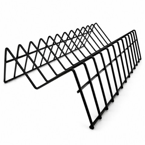 Organizador de Armário Suporte de Prato Vertical Preto Arm